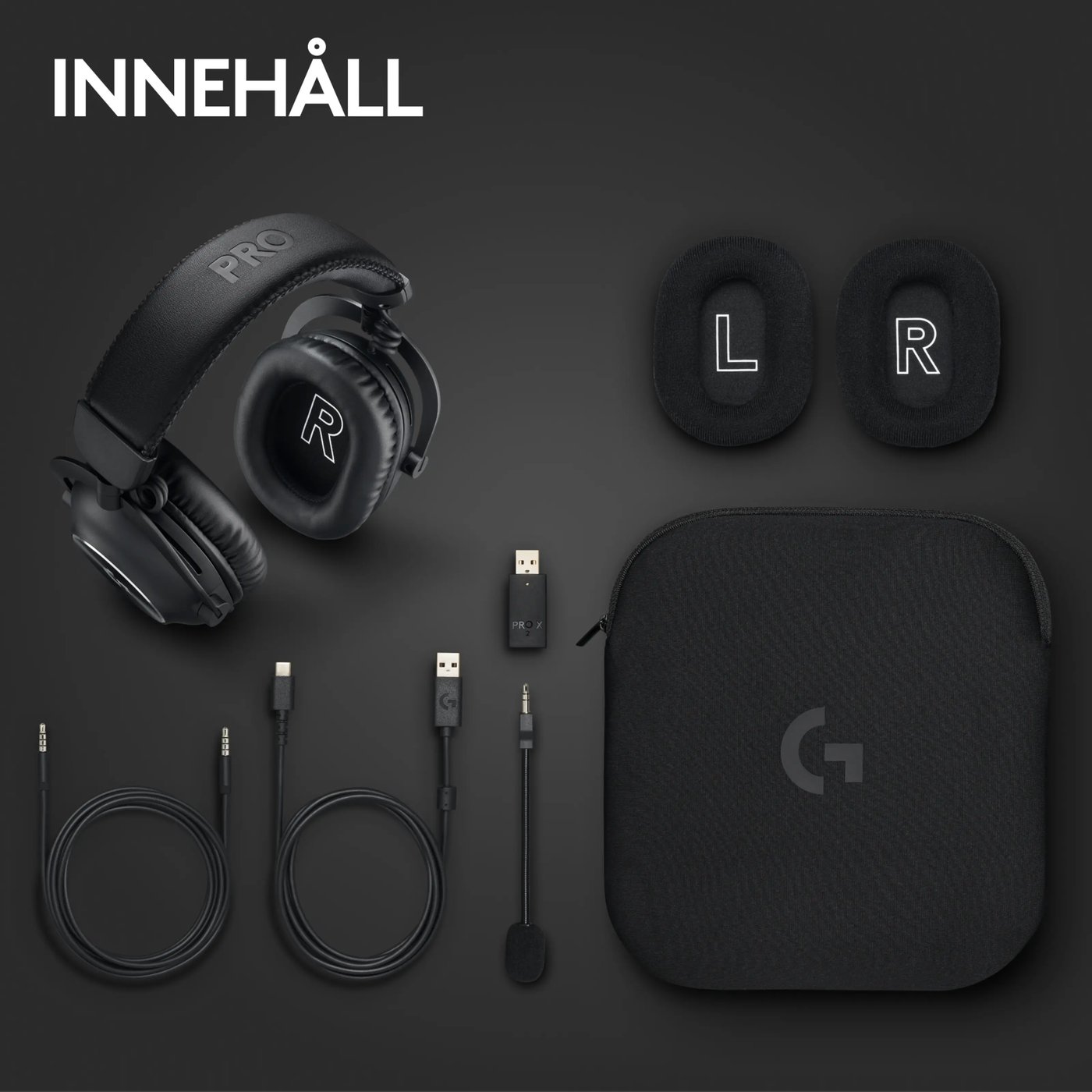 Logitech G Pro X 2 Lightspeed trådlöst headset