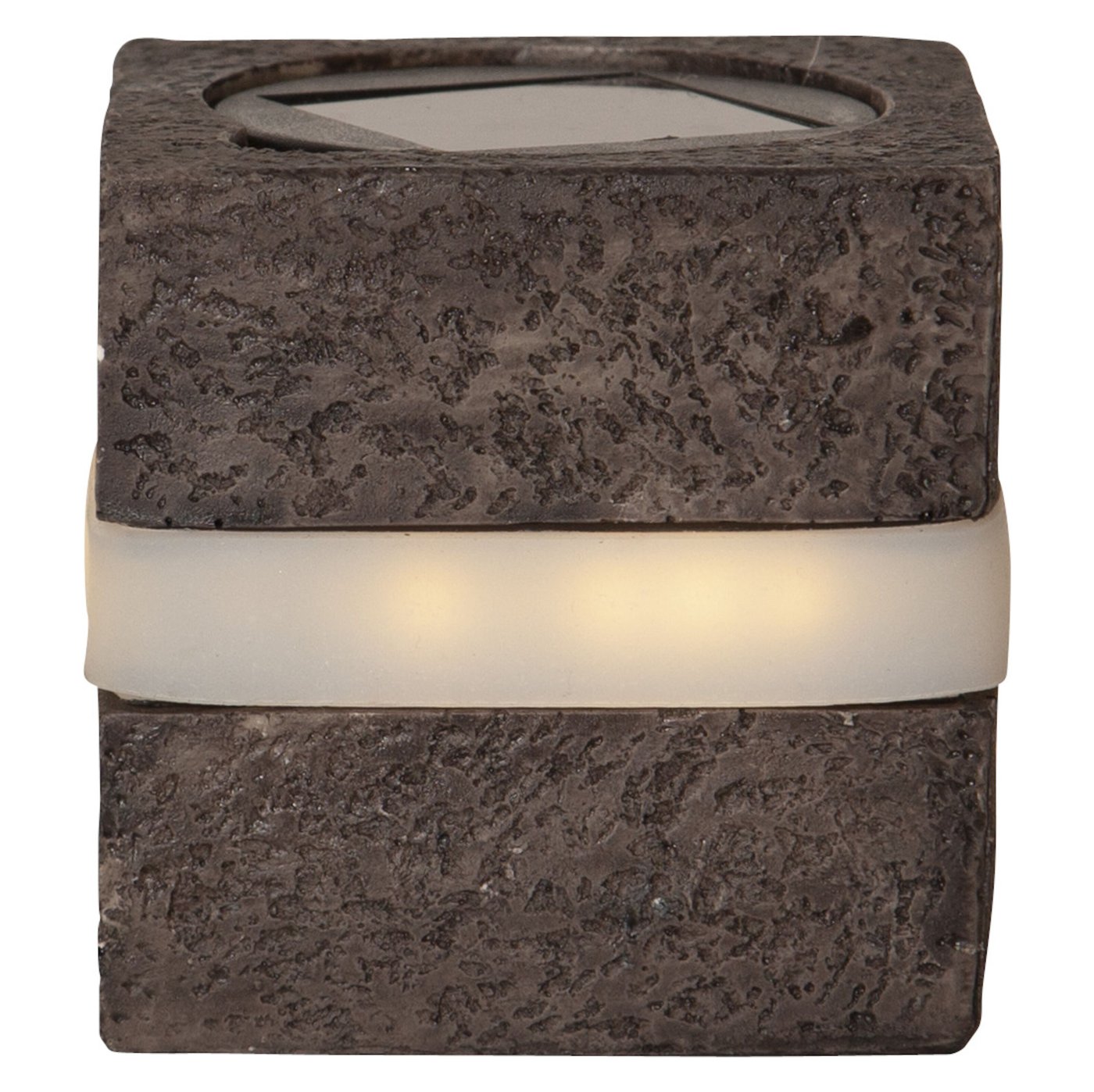 Star Trading Stonecube Trädgårdsbelysning med solceller 2-pack