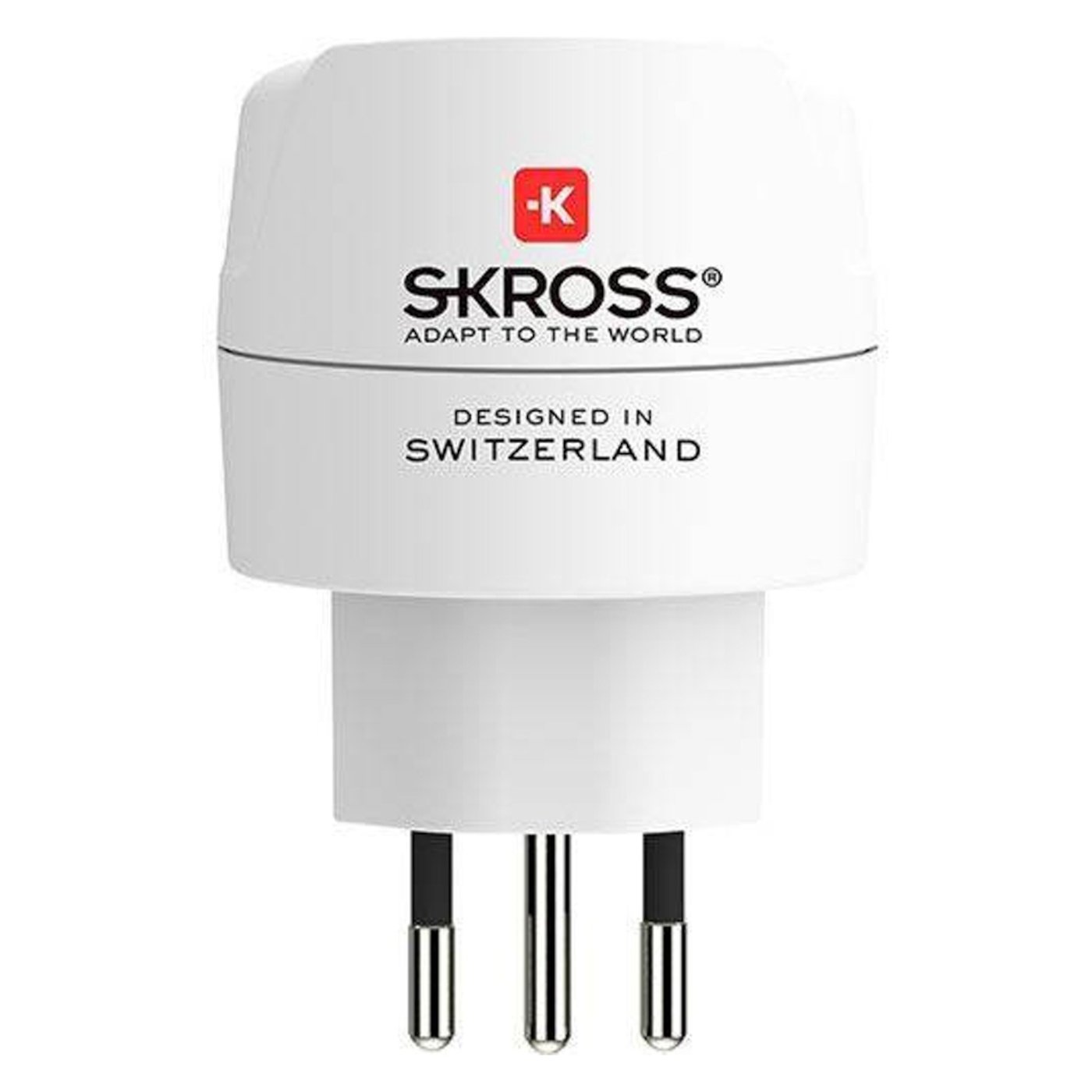 Skross Jordad reseadapter Schweiz, Italien och Brasilien