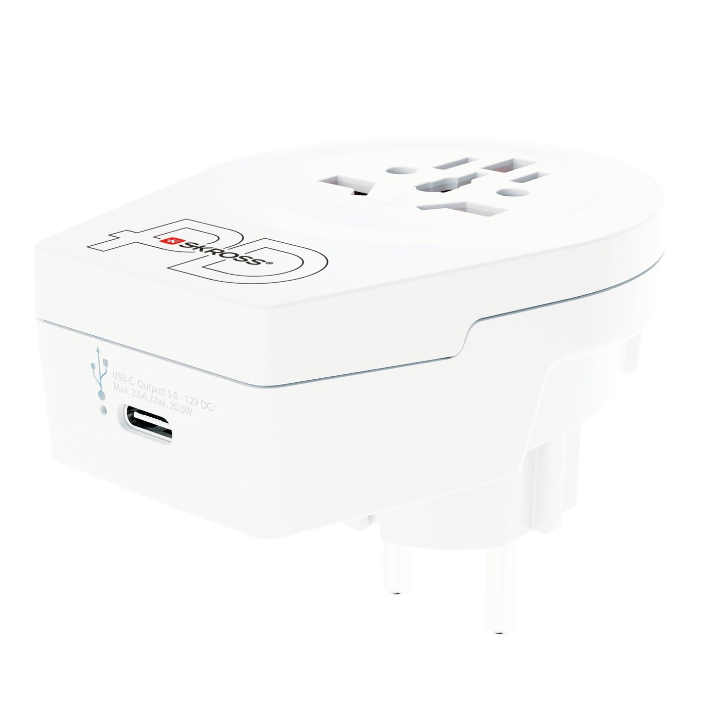 Skross Jordad reseadapter PD Universal till Sverige