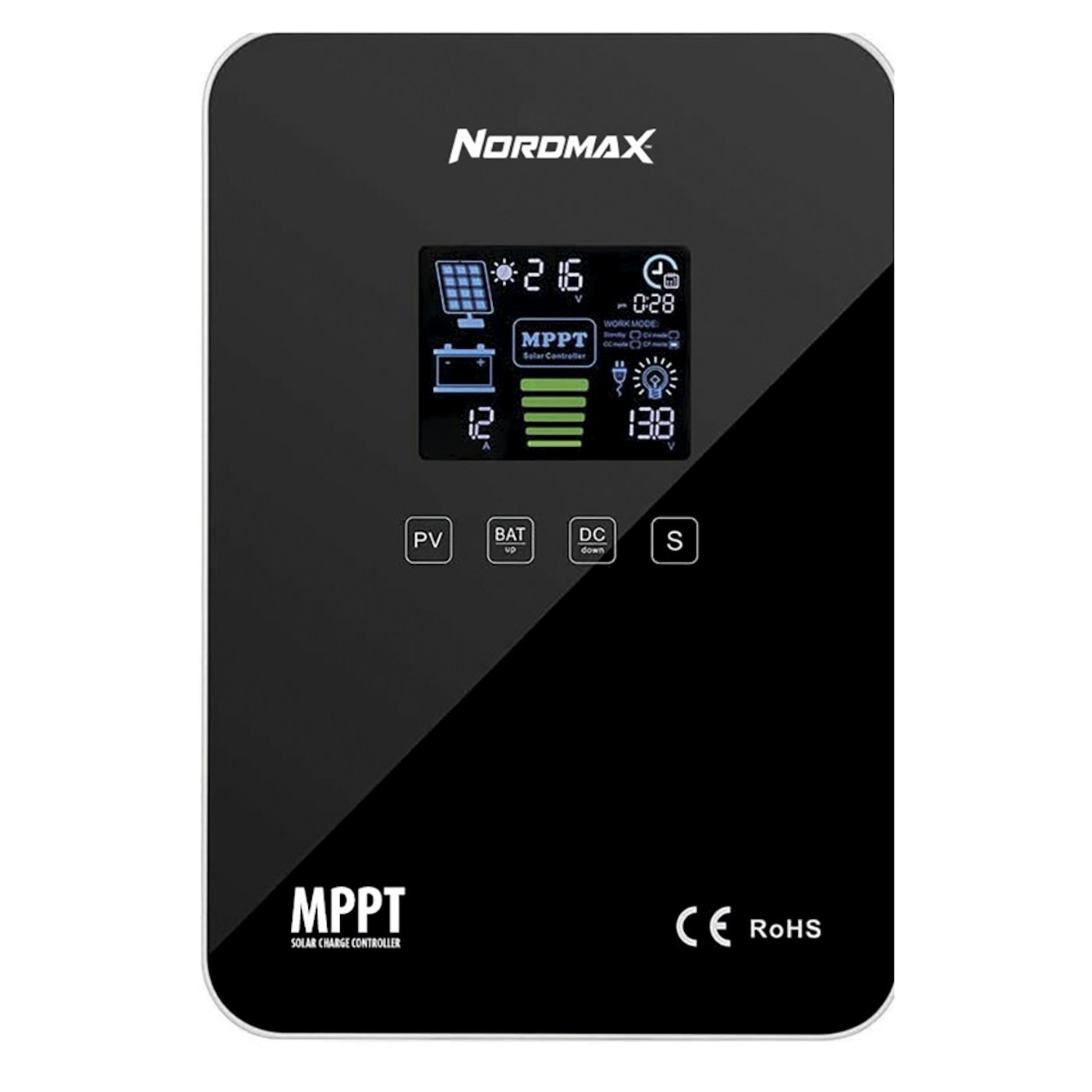 Nordmax MPPT Regulator med Bluetooth 40 A