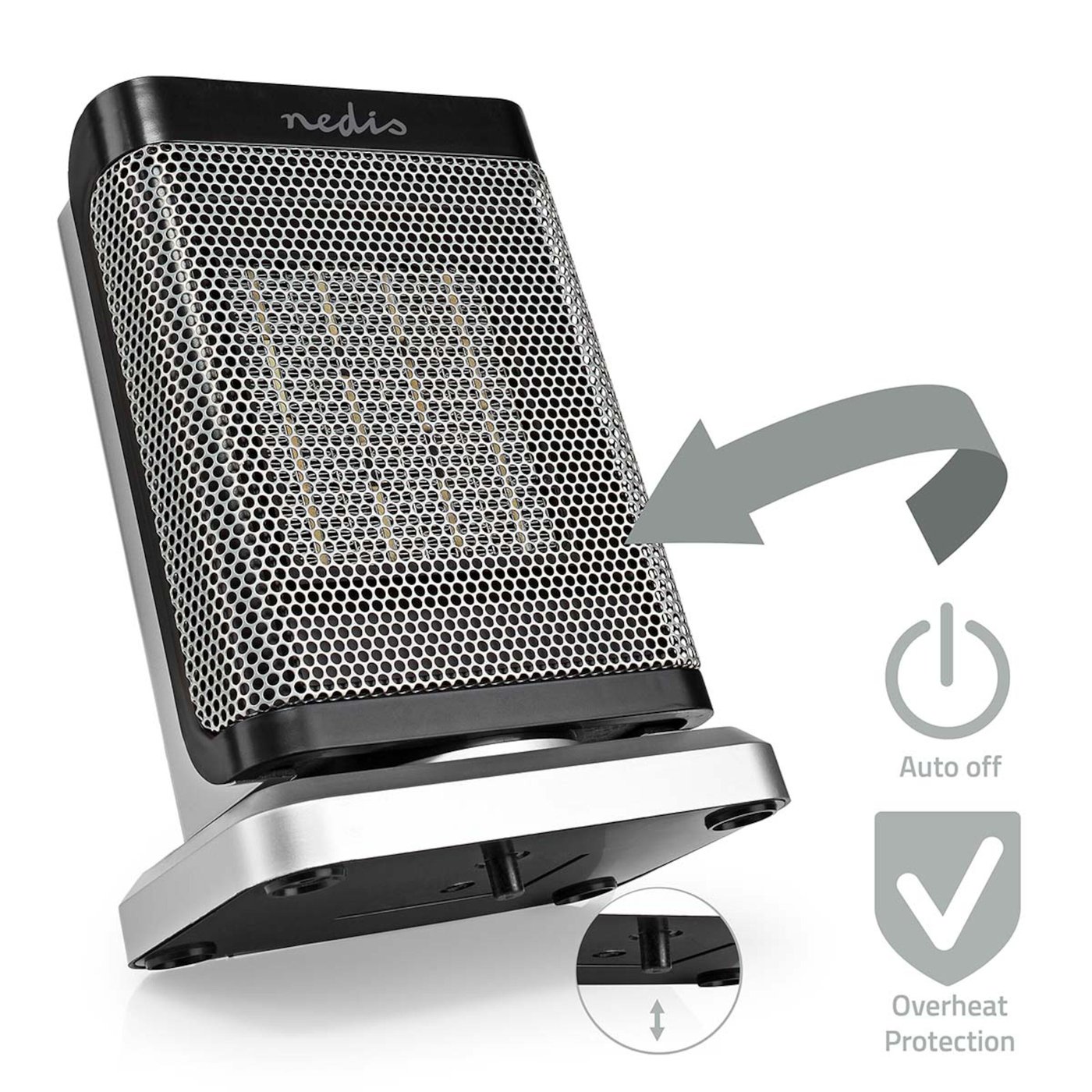 Nedis Keramisk Vifteovn 1500 W