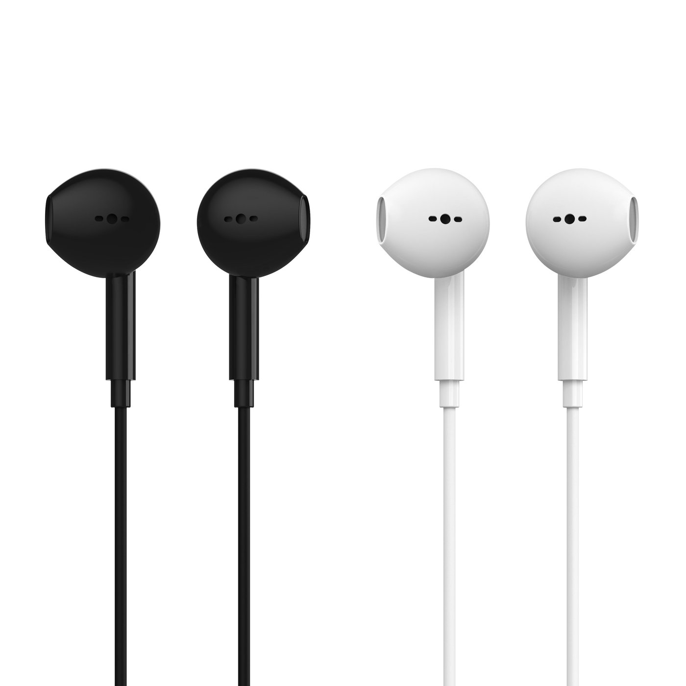 Linocell Pins Hörlurar med USB-C Vit