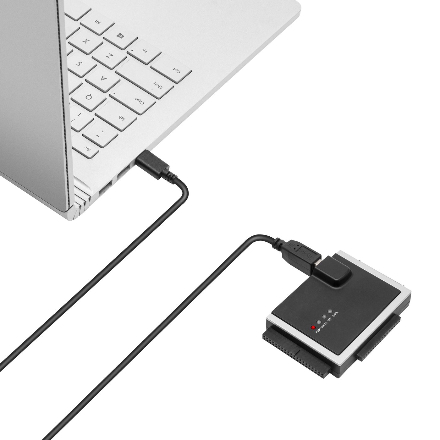 Plexgear USB-C-kabel till USB-B 2.0 2 m