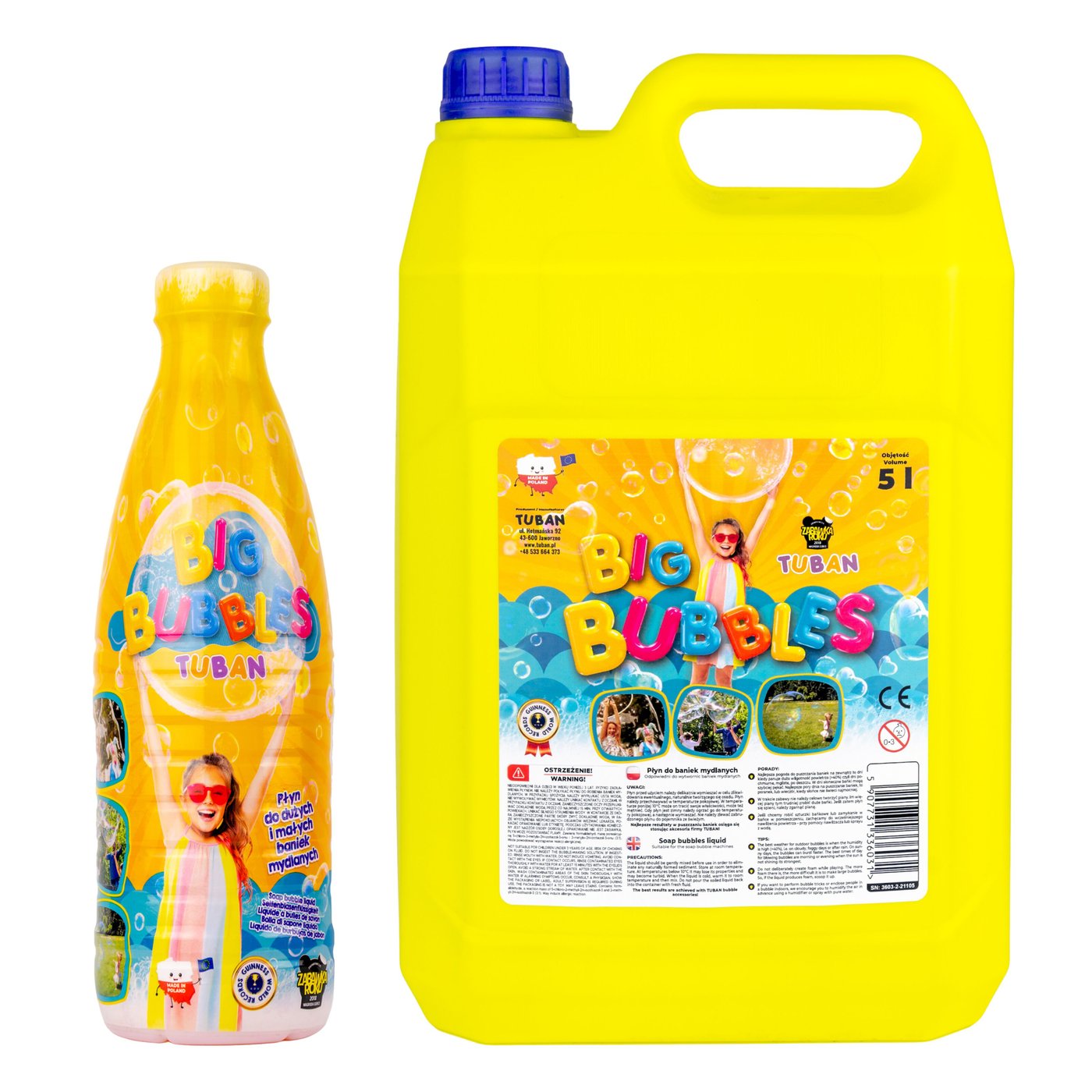 Såpbubbelvätska 1 liter