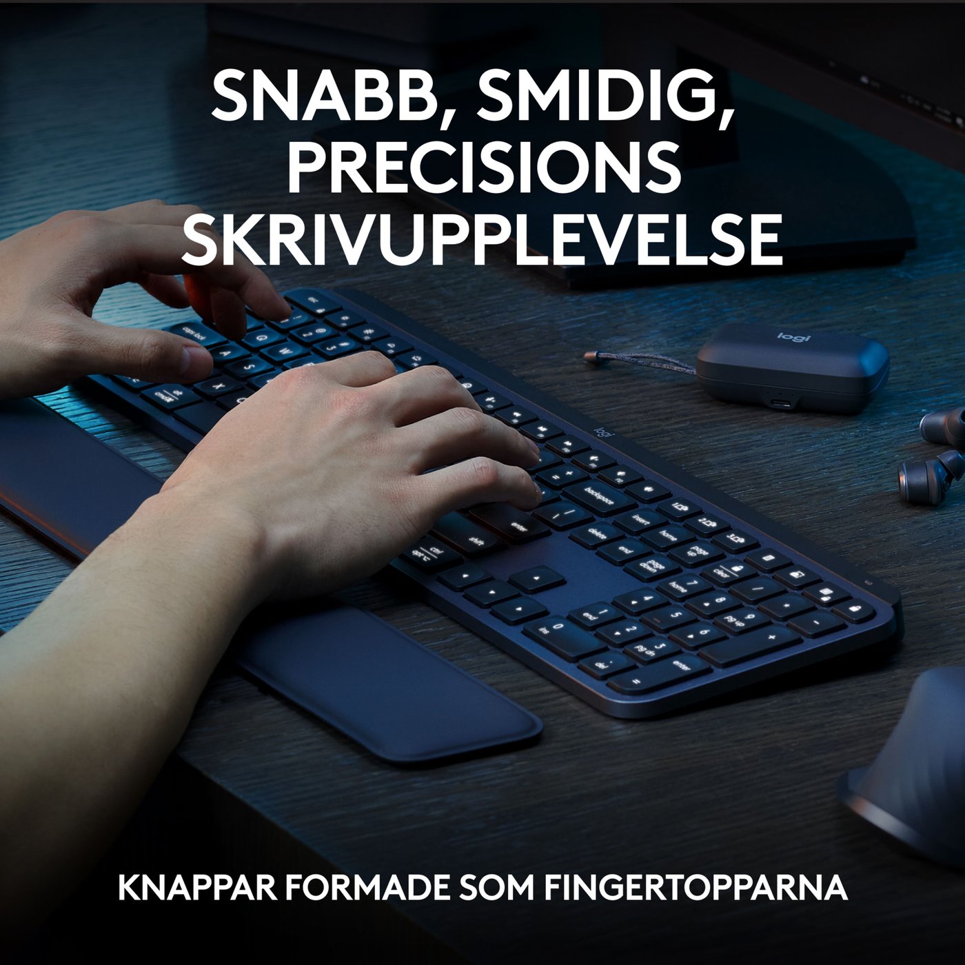 Logitech MX Keys S COMBO Trådlöst Tangentbord och Mus