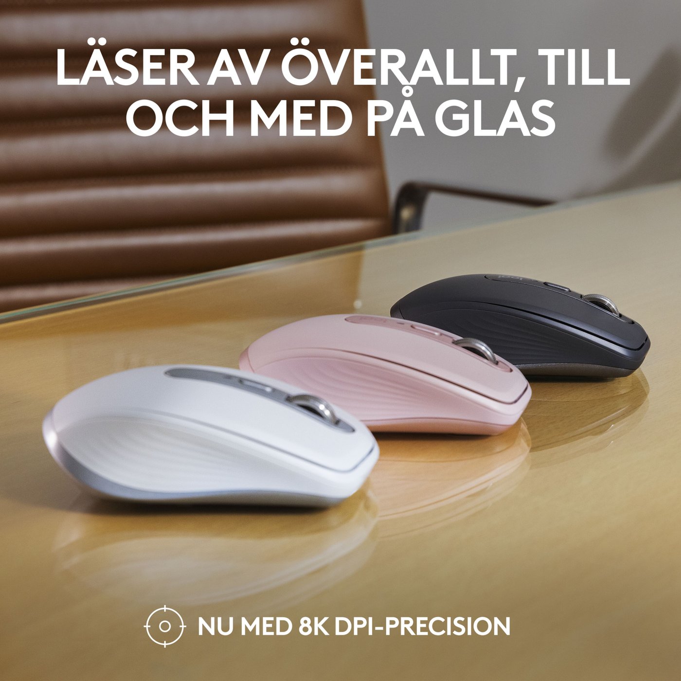 Logitech MX Anywhere 3S Trådlös mus Graphite