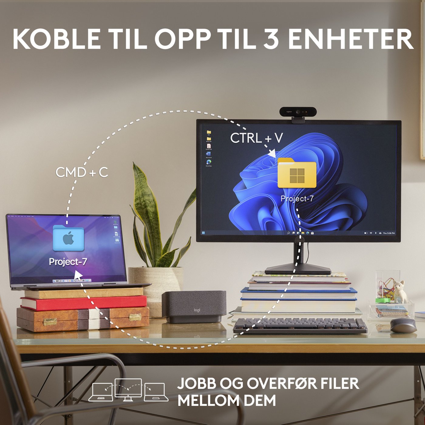 Logitech MX Anywhere 3S Trådløs mus Graphite