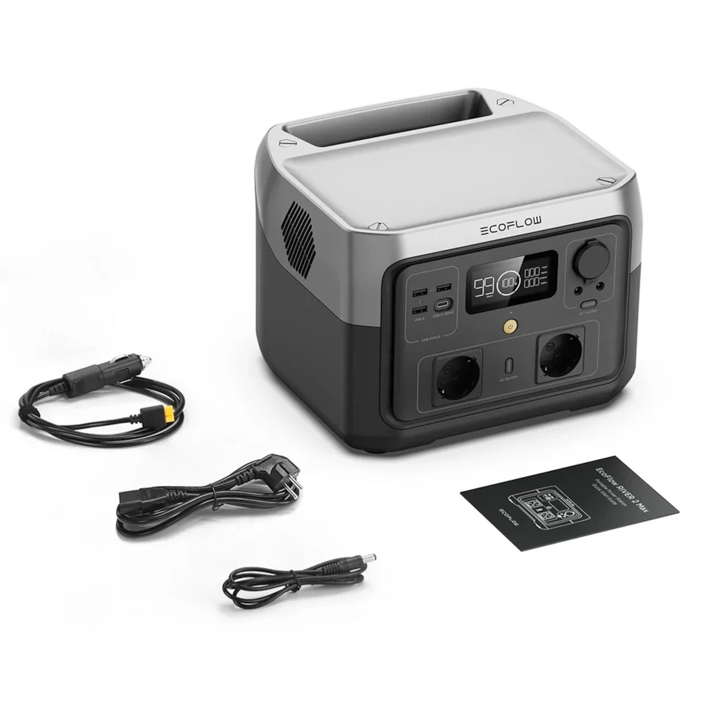 EcoFlow River 2 Max Portabel kraftstation 512 Wh