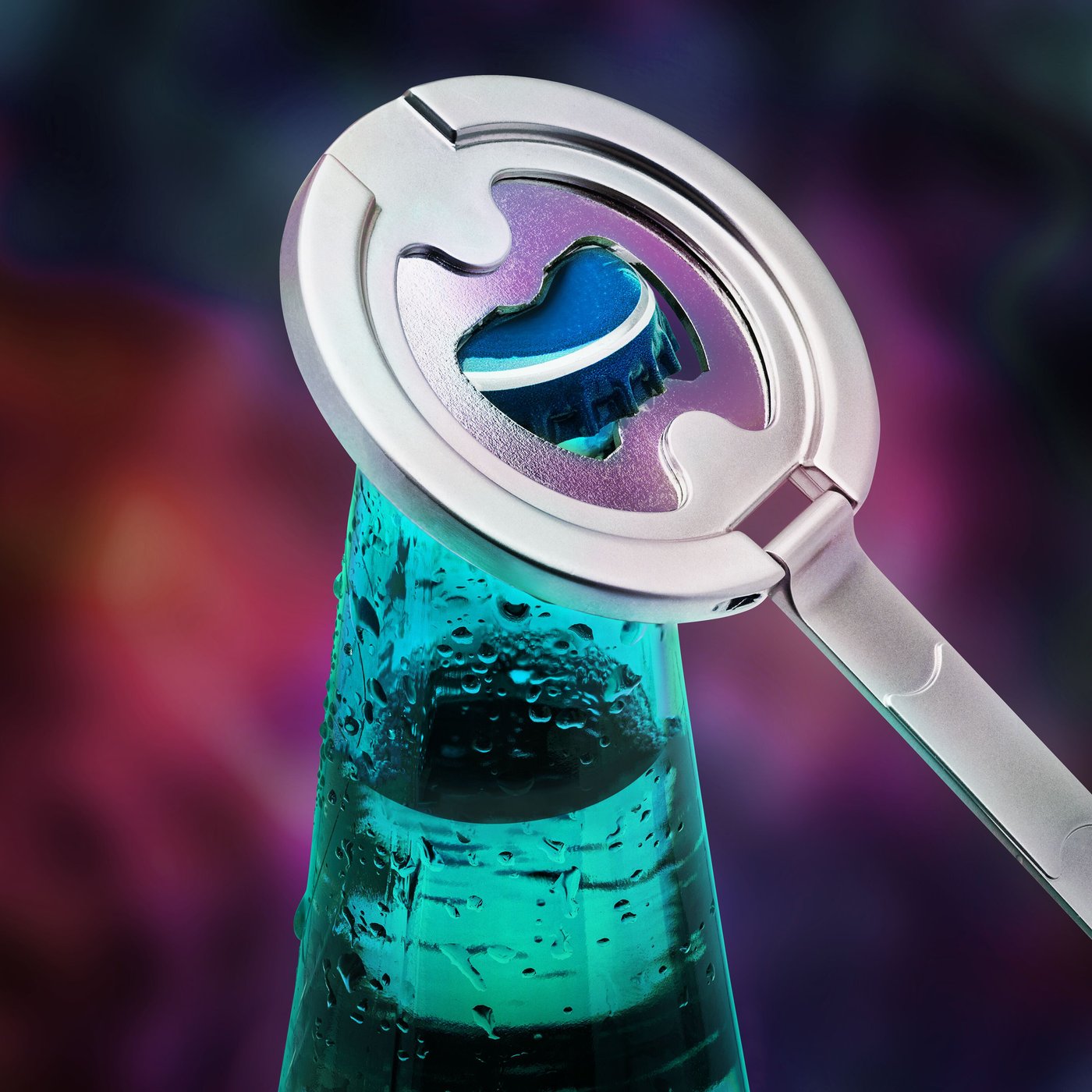 Linocell Magnetisk mobilstativ med innebygd flaskeåpner