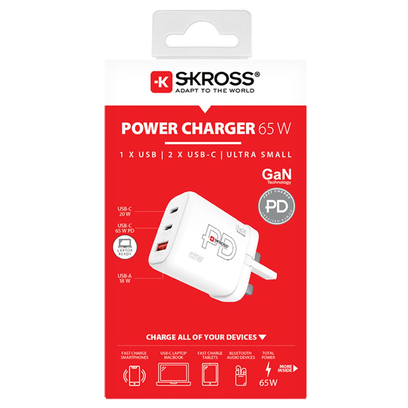 Skross Multiladdare England 65 W