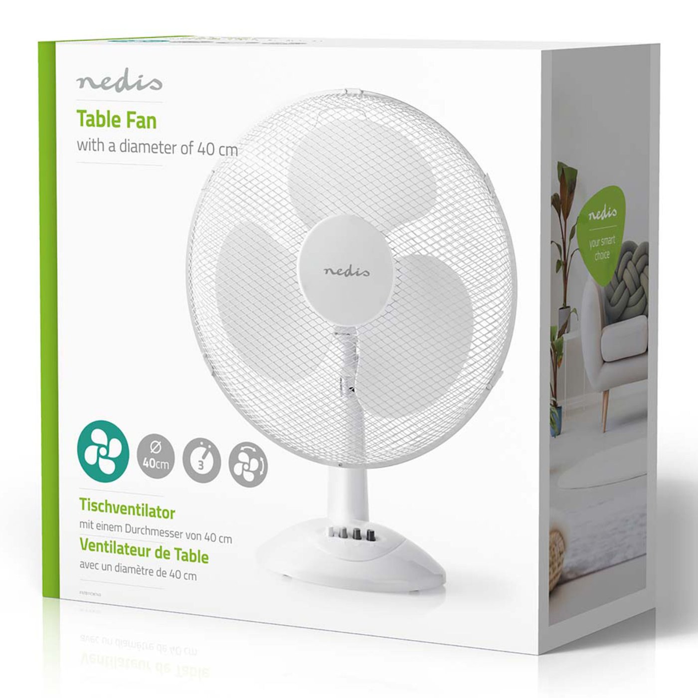 Nedis Bordvifte Ø40 cm