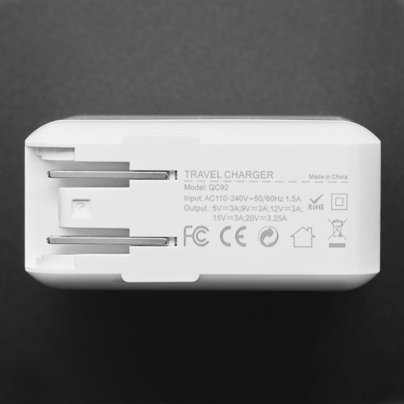 USB-C til DC-kabel 5,5x2,5 mm 12 V