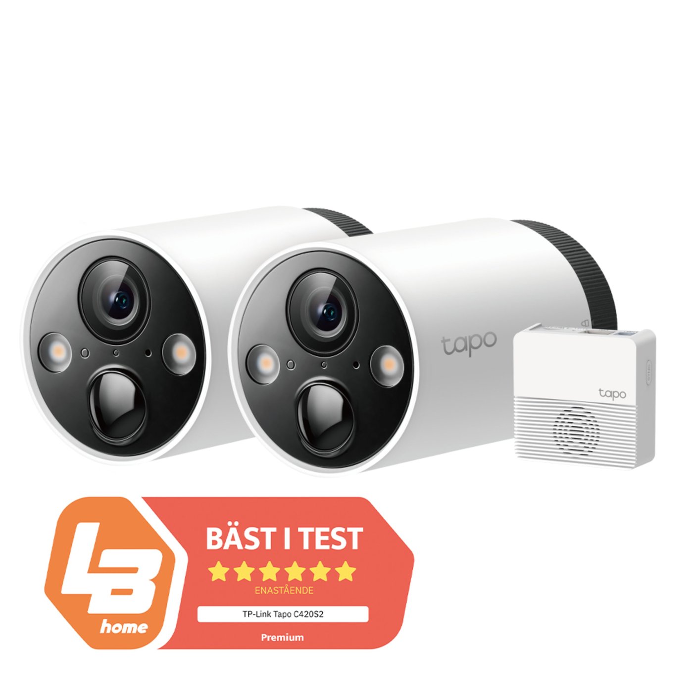 TP-link Tapo C420S2 Övervakningskamera 2-pack