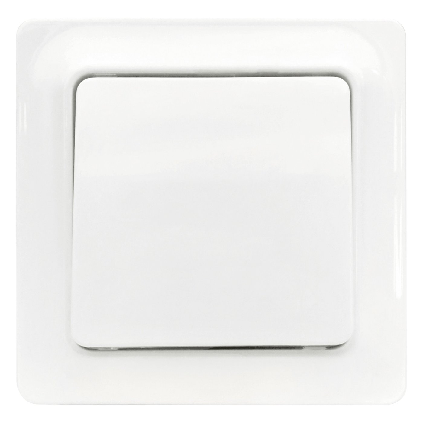 Malmbergs Gamma Strømbryter Trykk - Hvit