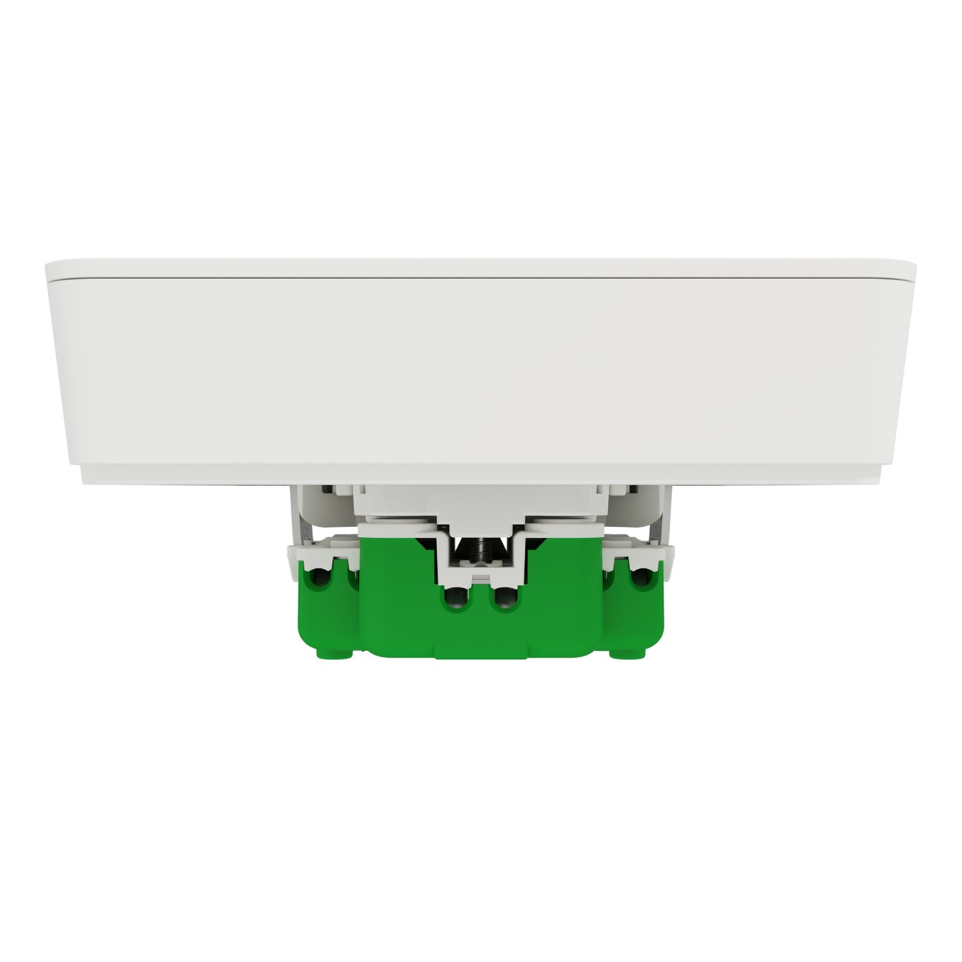 Schneider Electric Exxact Jordet vegguttak med USB-porter Hvit