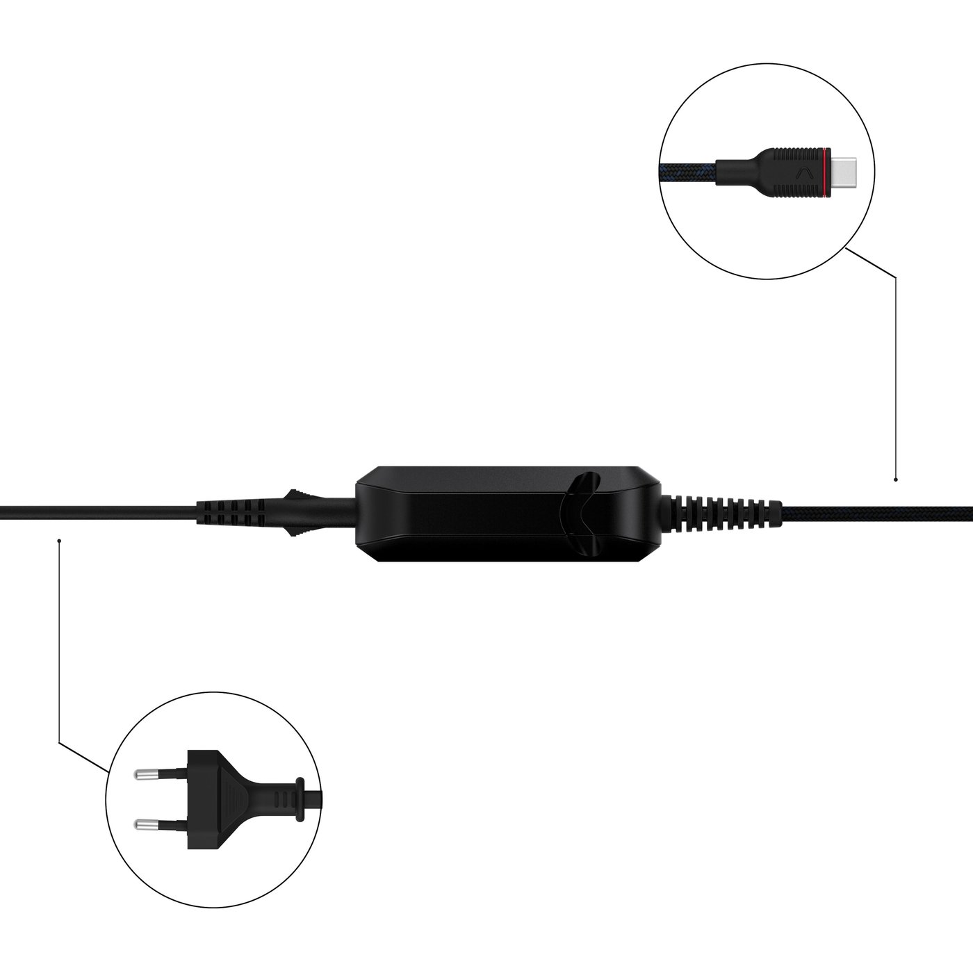 Unisynk GaN-laddare med USB-C 65 W
