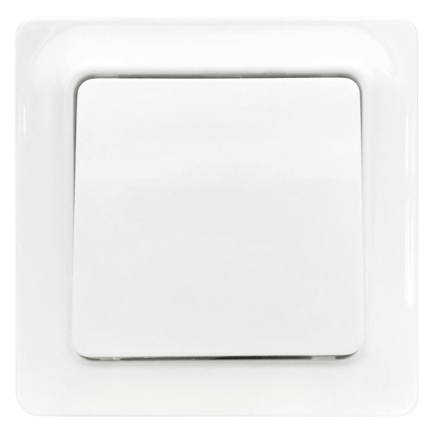 Malmbergs Gamma Strømbryter 1-polet/trapp - Hvit