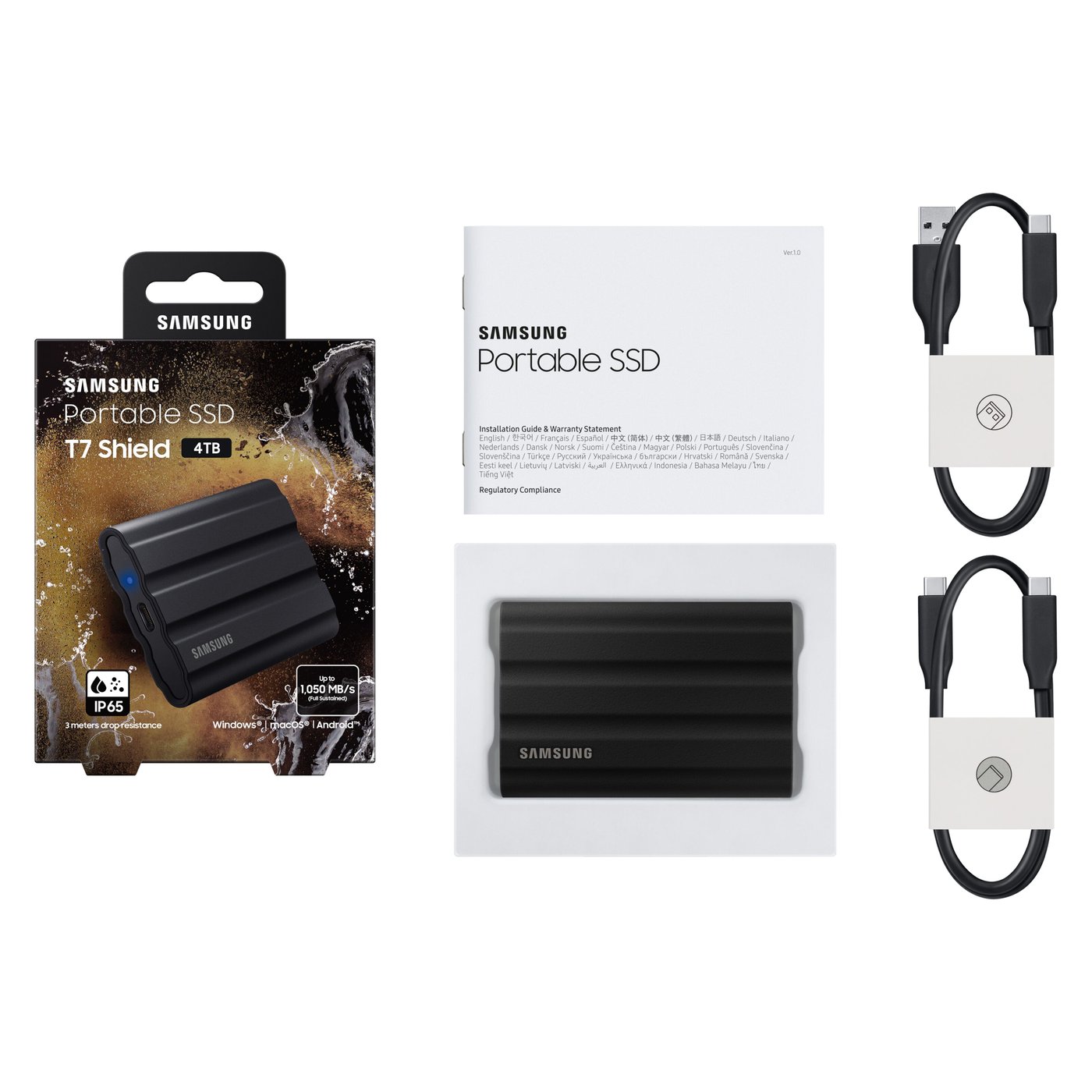 Samsung T7 Shield Ekstern SSD-disk 4 TB