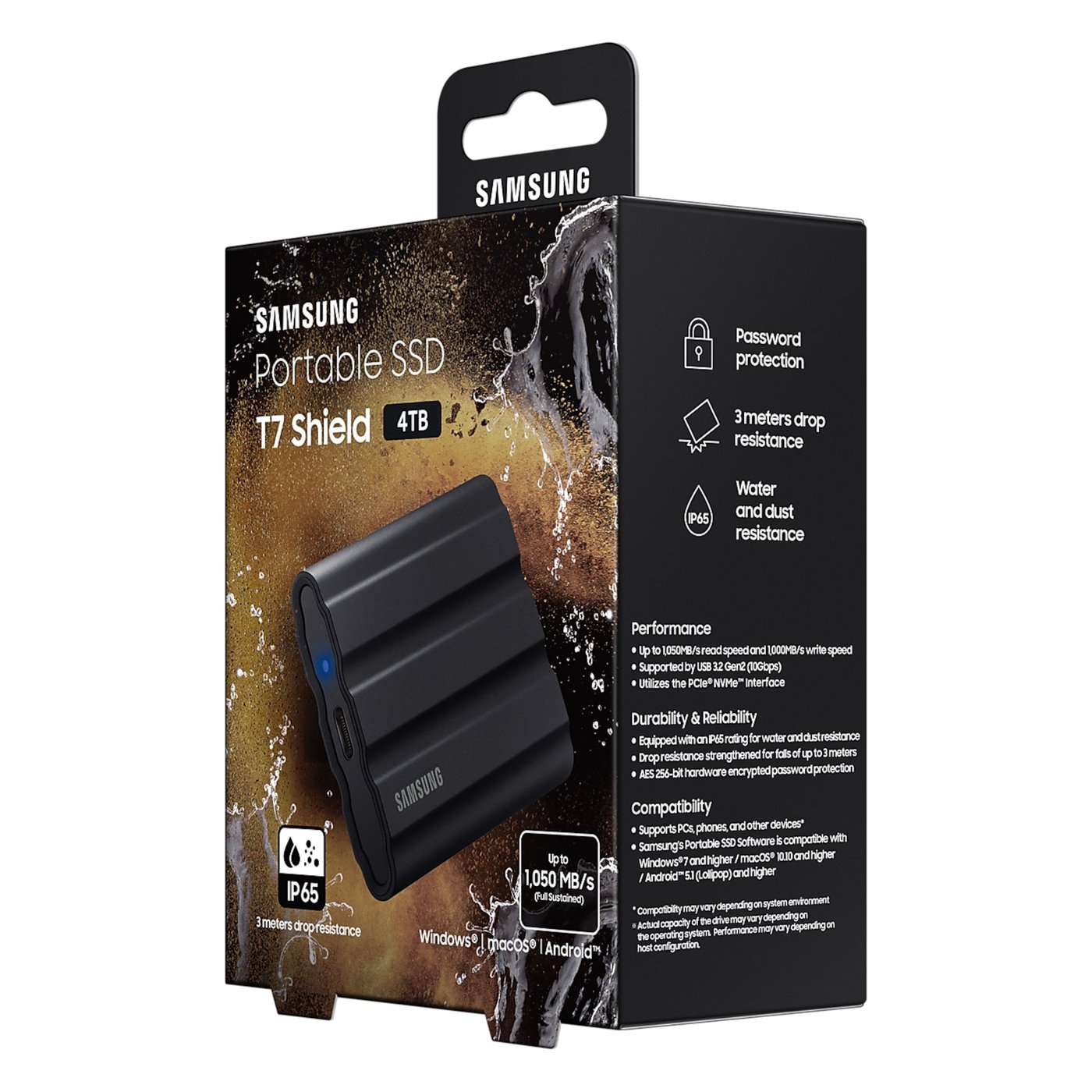 Samsung T7 Shield Ekstern SSD-disk 4 TB