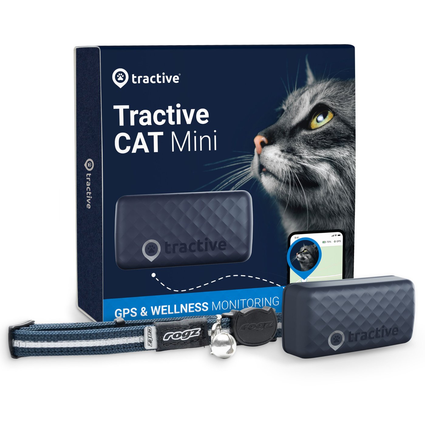Tractive CAT Mini – Katt-GPS med hälsospårning