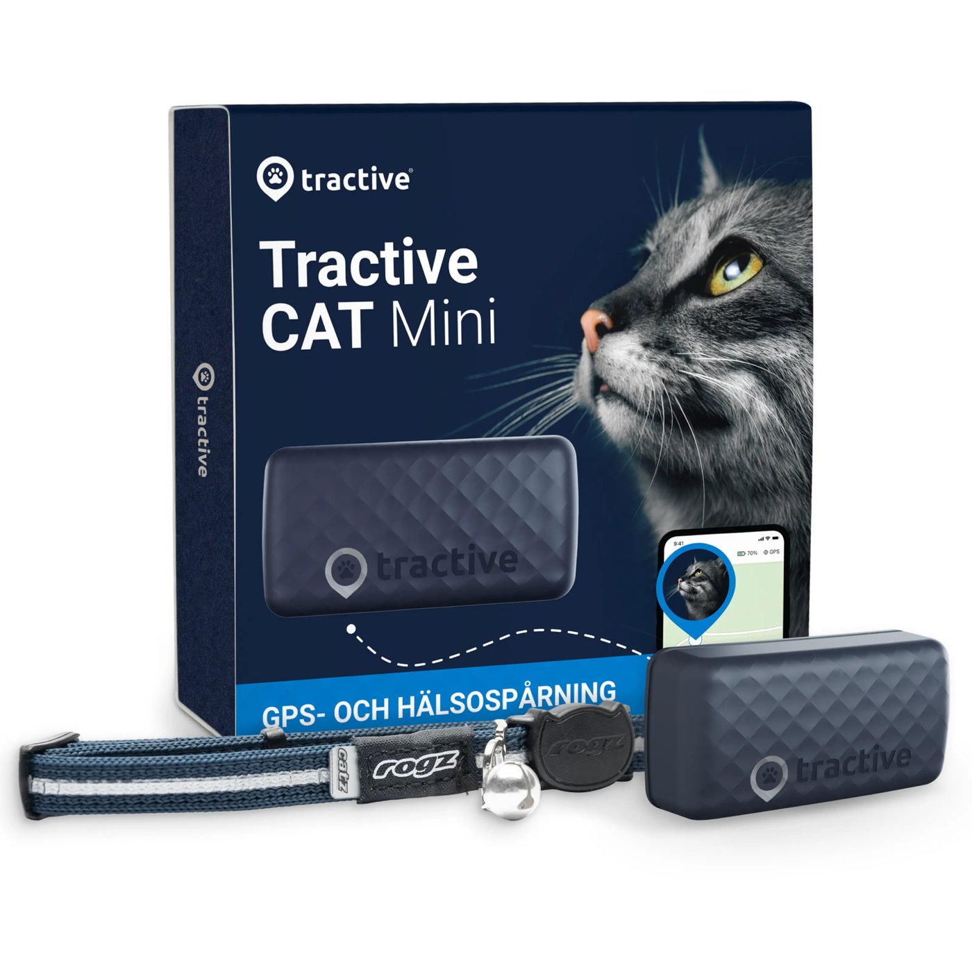 Tractive CAT Mini – Katt-GPS med hälsospårning