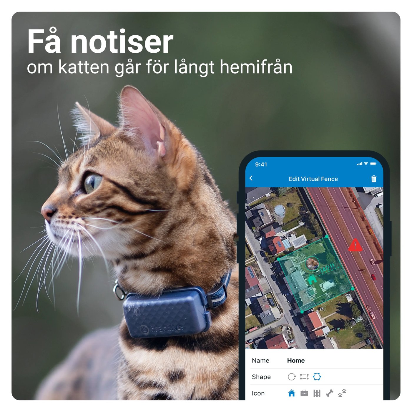 Tractive CAT Mini – Katt-GPS med hälsospårning