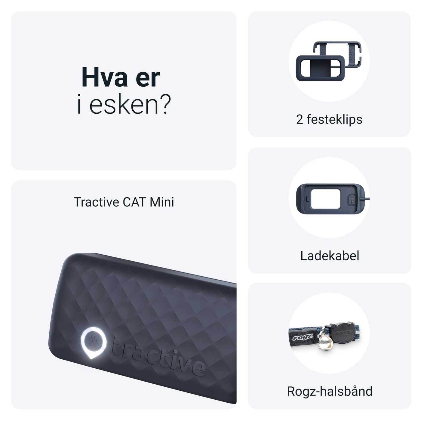 Tractive CAT Mini – GPS-tracker og helseovervåking for katt