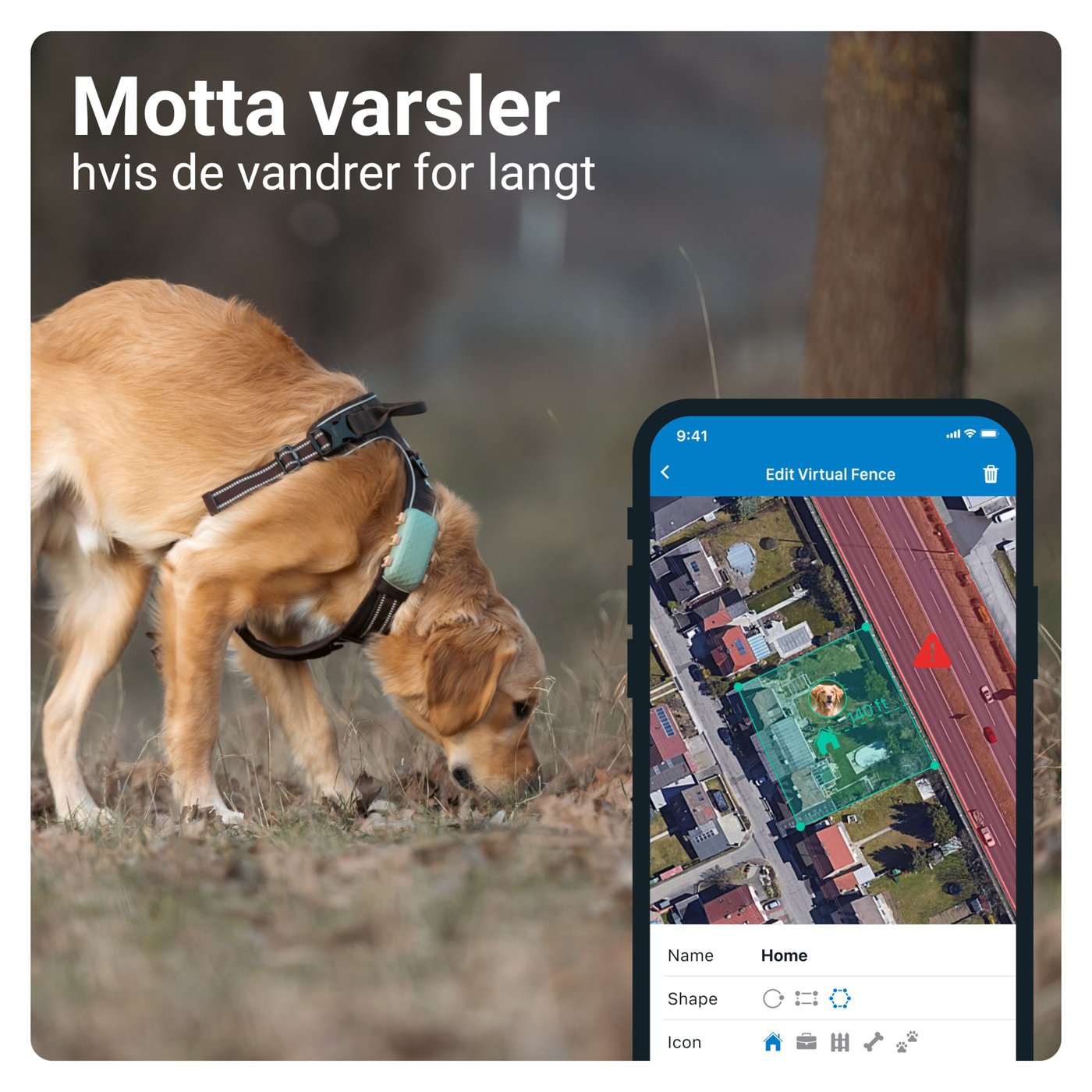 Tractive DOG XL GPS-sporingsbrikke for hund