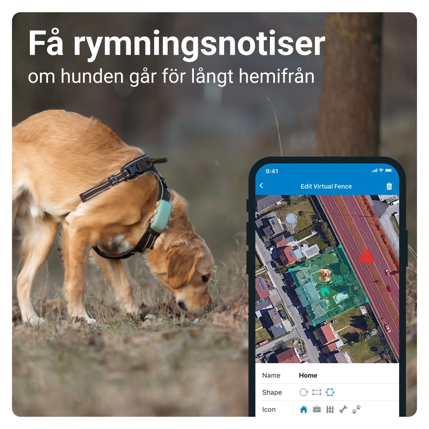 Tractive DOG XL GPS-tracker för hund