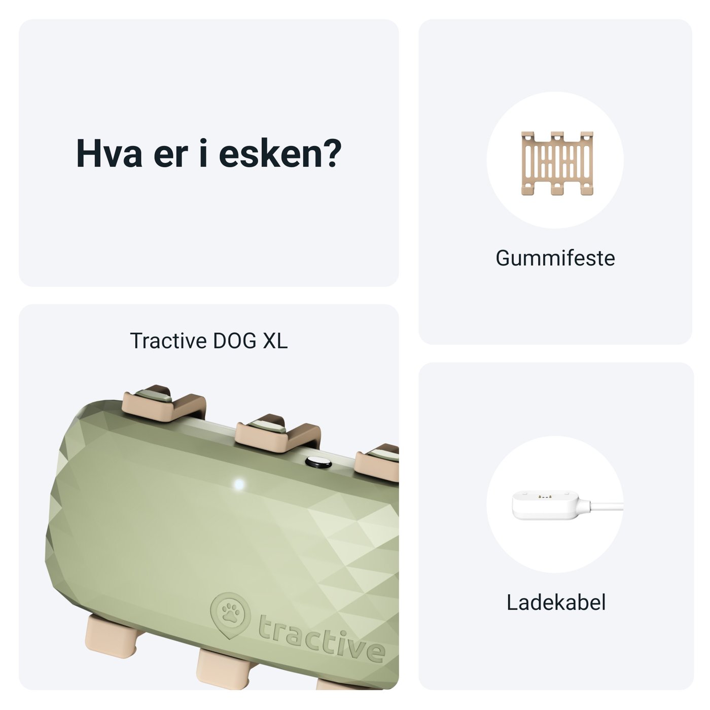 Tractive DOG XL GPS-sporingsbrikke for hund