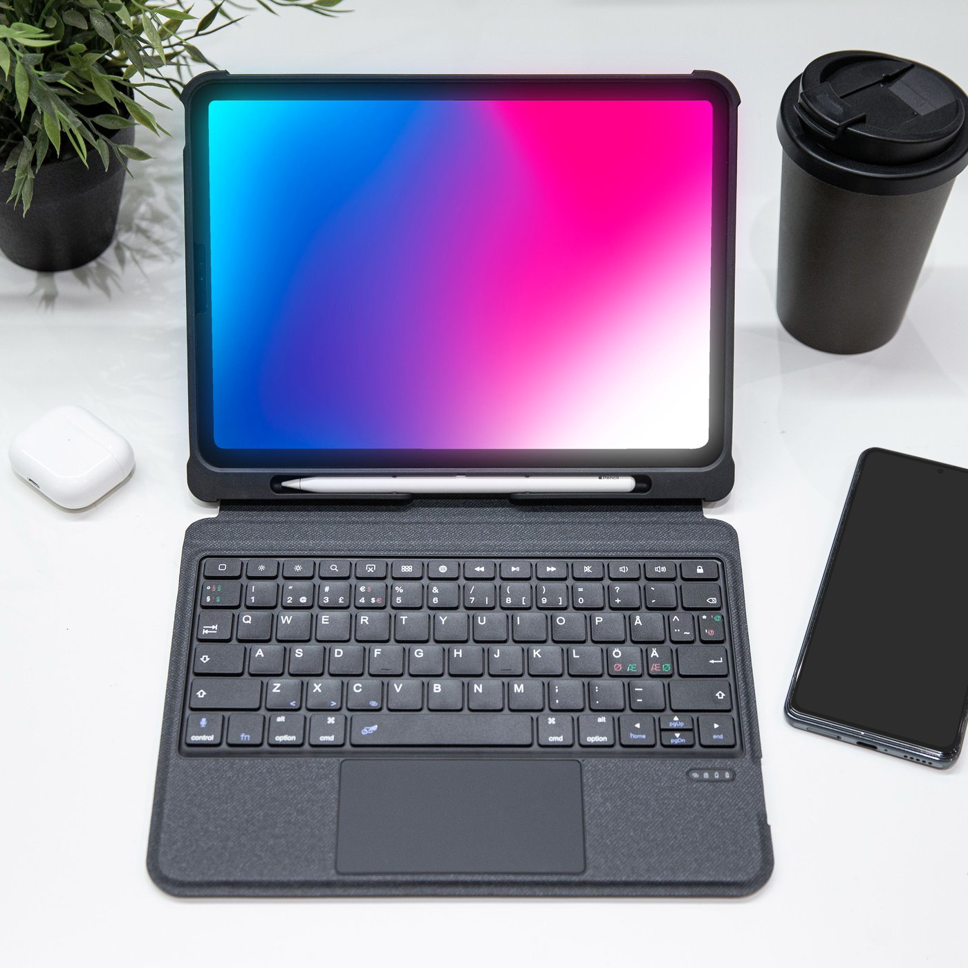 Linocell Tangentbordsfodral för iPad Pro 11" och iPad Air Gen. 4 och 5