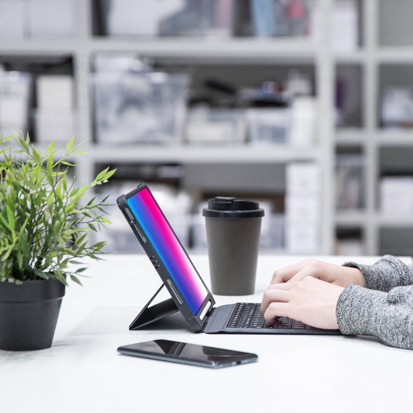 Linocell Tangentbordsfodral för iPad Pro 11" och iPad Air Gen. 4 och 5