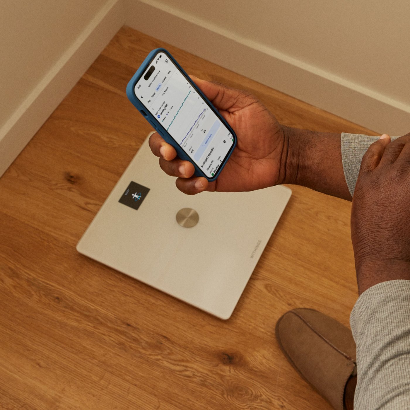 Withings Body Comp Personvekt med wifi Hvit