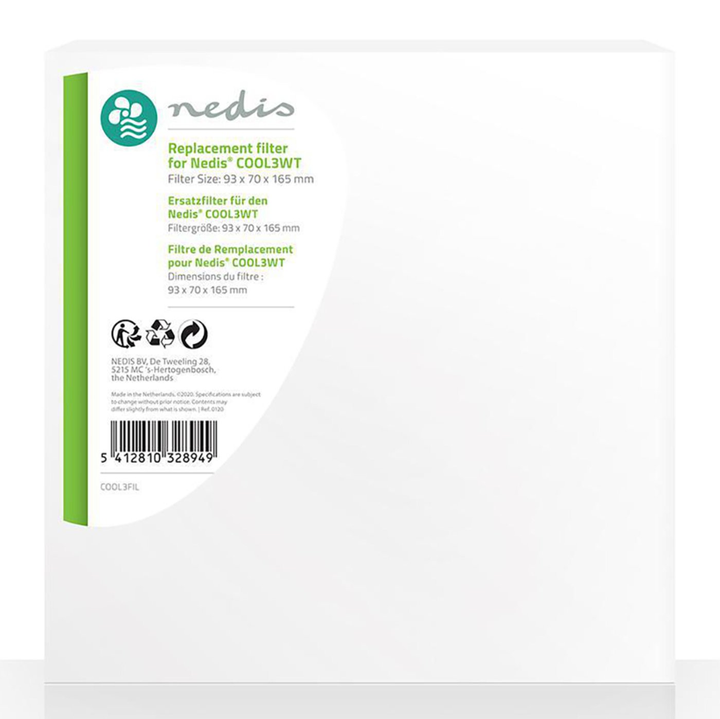 Nedis Filterkassett till Miniluftkylare