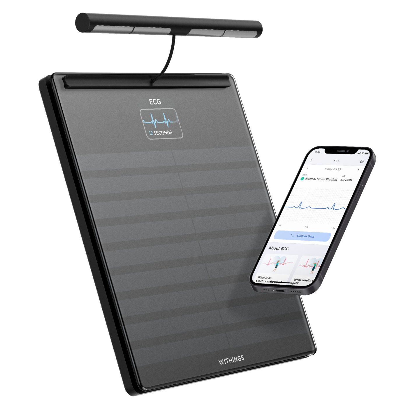 Withings Body Scan Connected Health Station Smartvekt - Svart