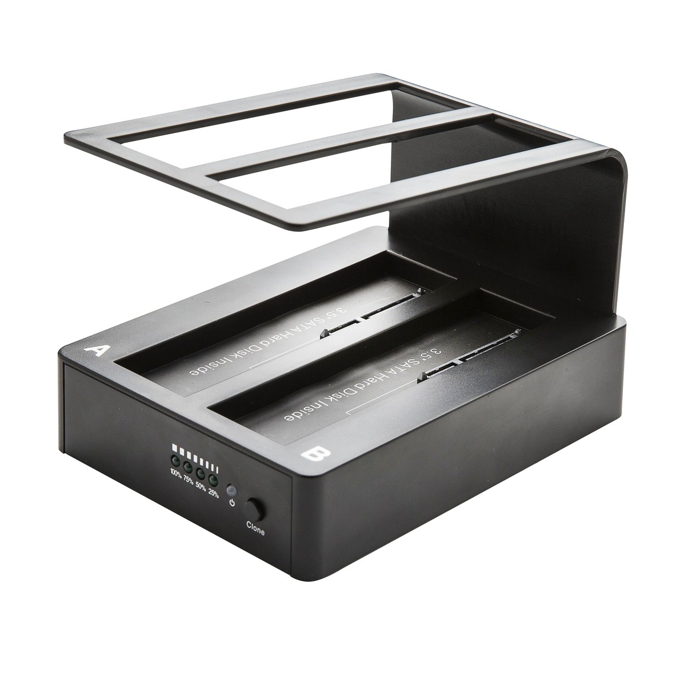 Plexgear USB 5 Gb/s dockningsstation med diskkloning