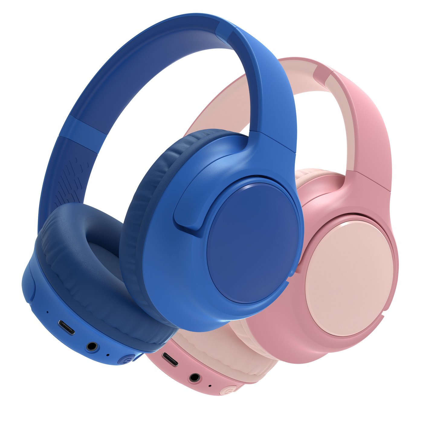 Linocell Trådløse hodetelefoner med volumbegrensning Rosa