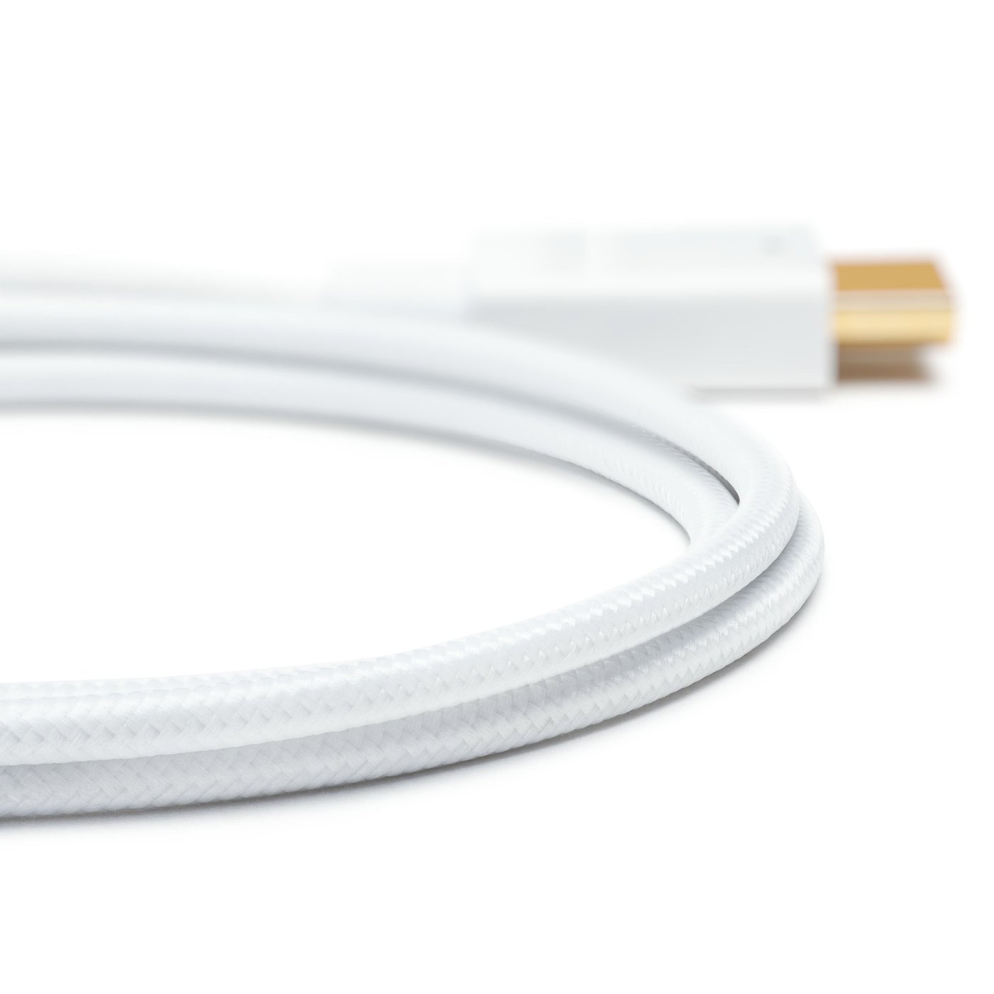 Nikabe Ultra Slim HDMI-kabel med 8K-støtte - Hvit 1 m