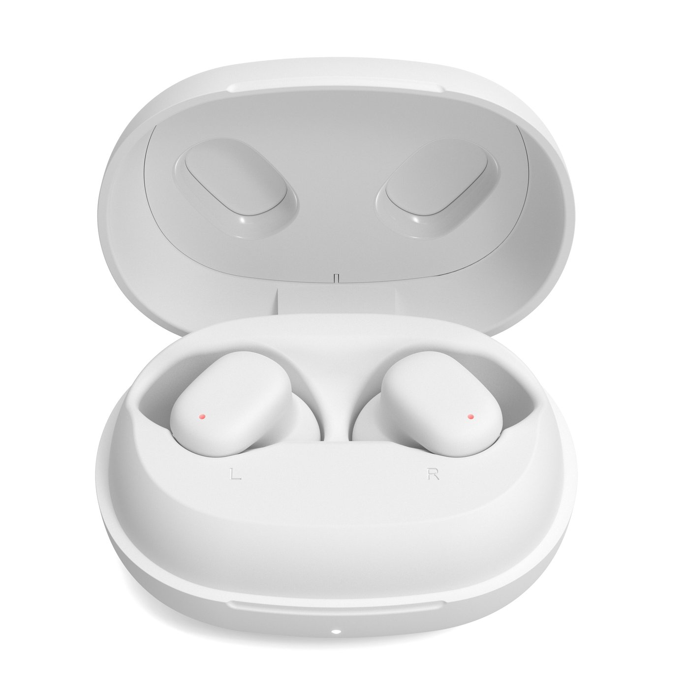 Linocell True Wireless-hodetelefoner Hvit