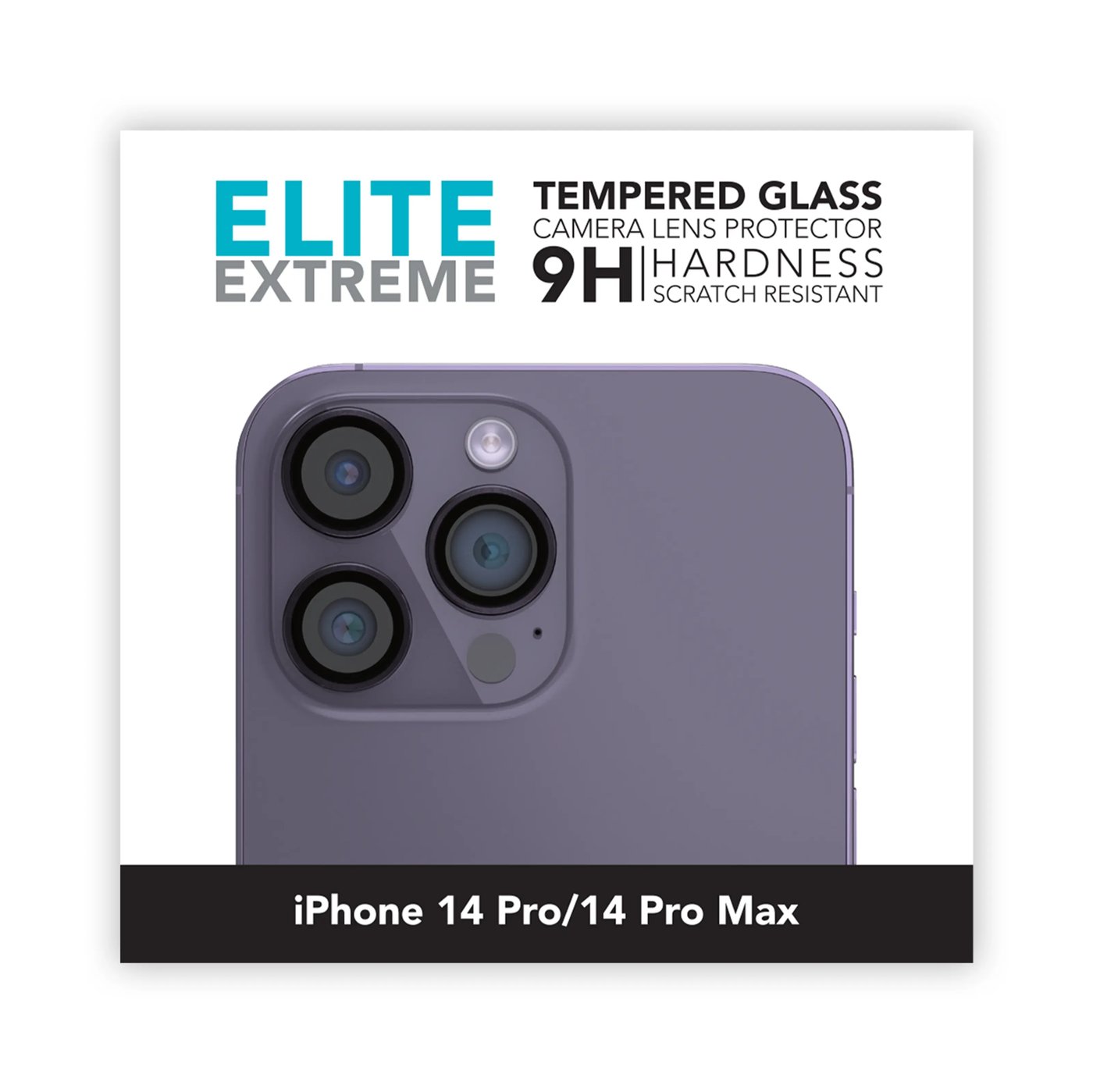 Linocell Elite Extreme Skydd för kameralinsen iPhone 14 Pro och Pro Max