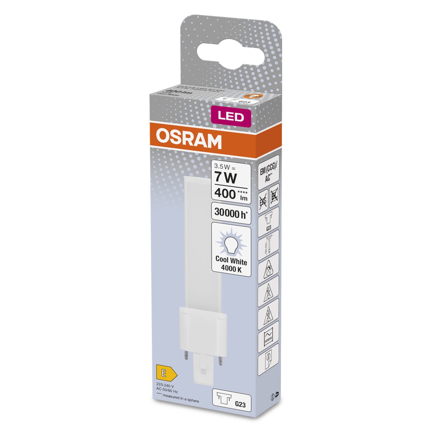 Osram Led-kompaktlysrör G23 360 lm