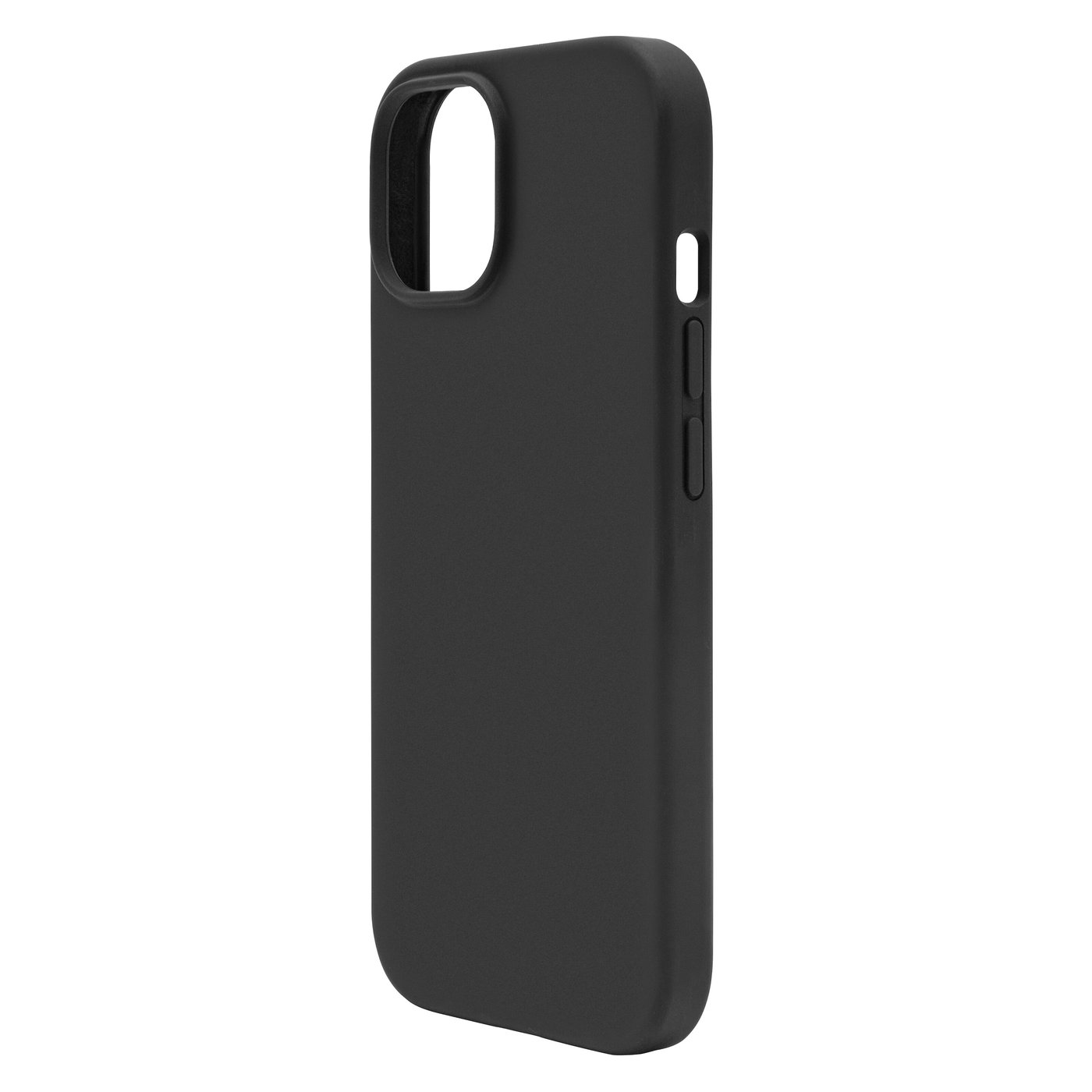 Linocell Rubber case för iPhone 15 Svart