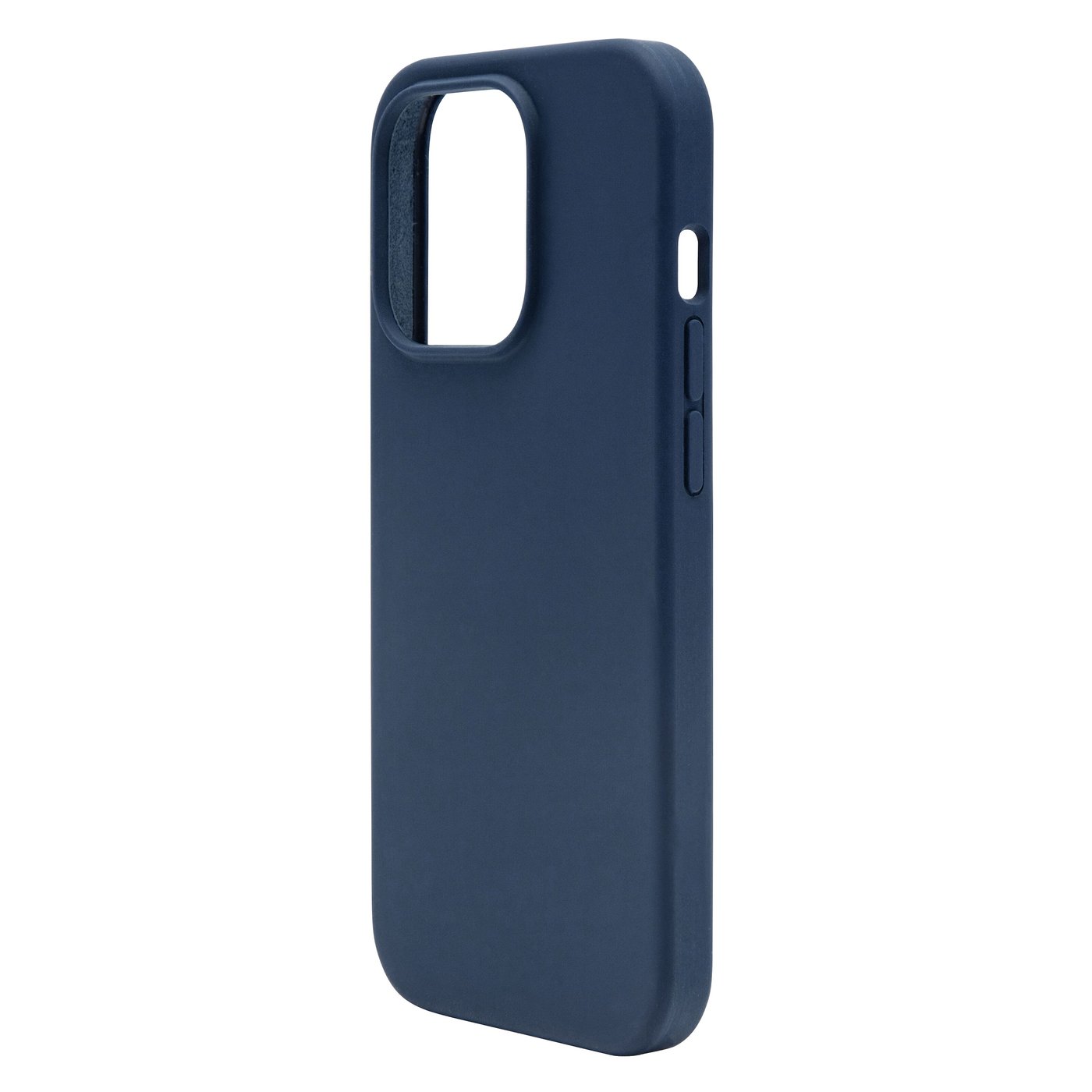 Linocell Rubber case för iPhone 15 Pro Blå