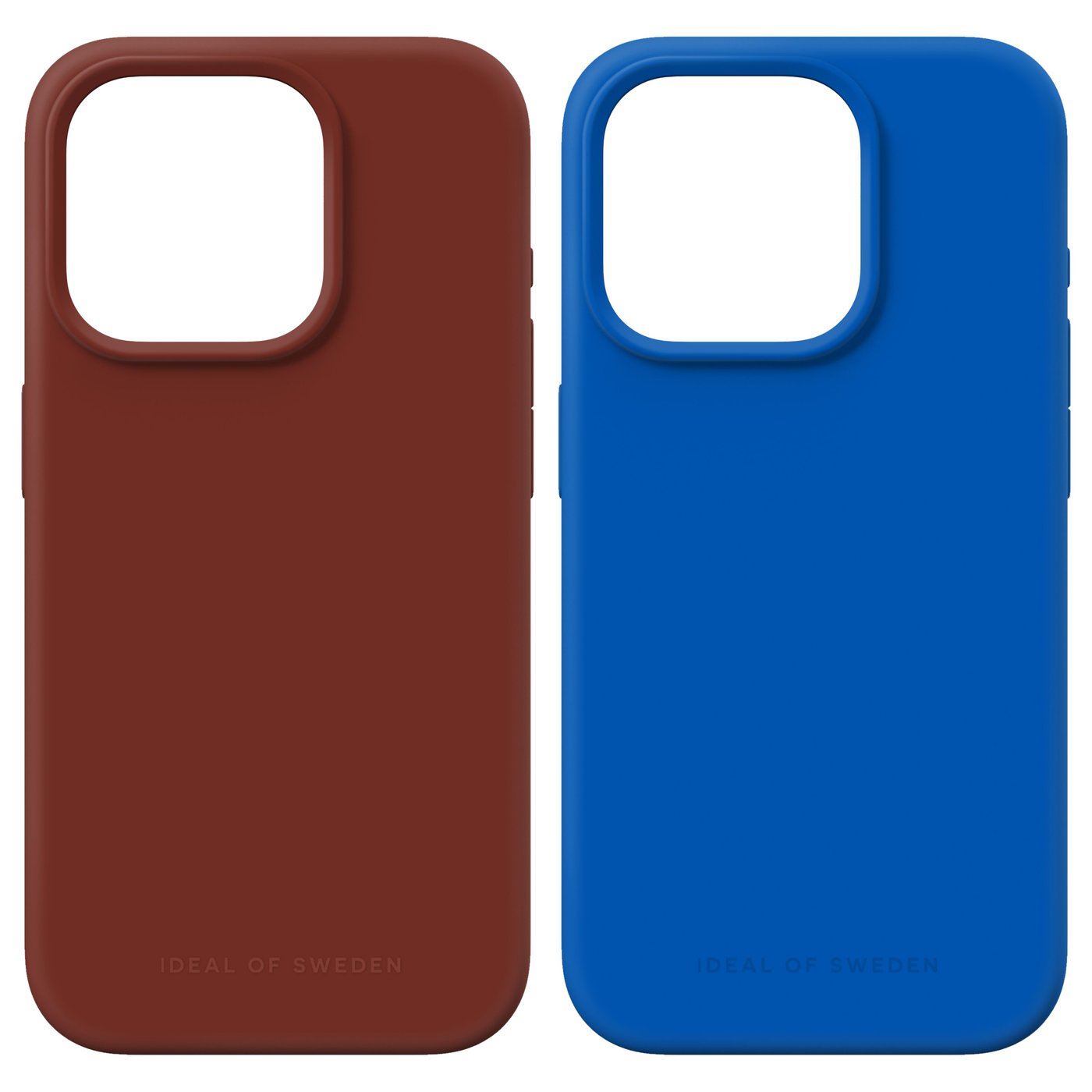 IDEAL OF SWEDEN Silikondeksel for iPhone 15 Pro Dark Amber