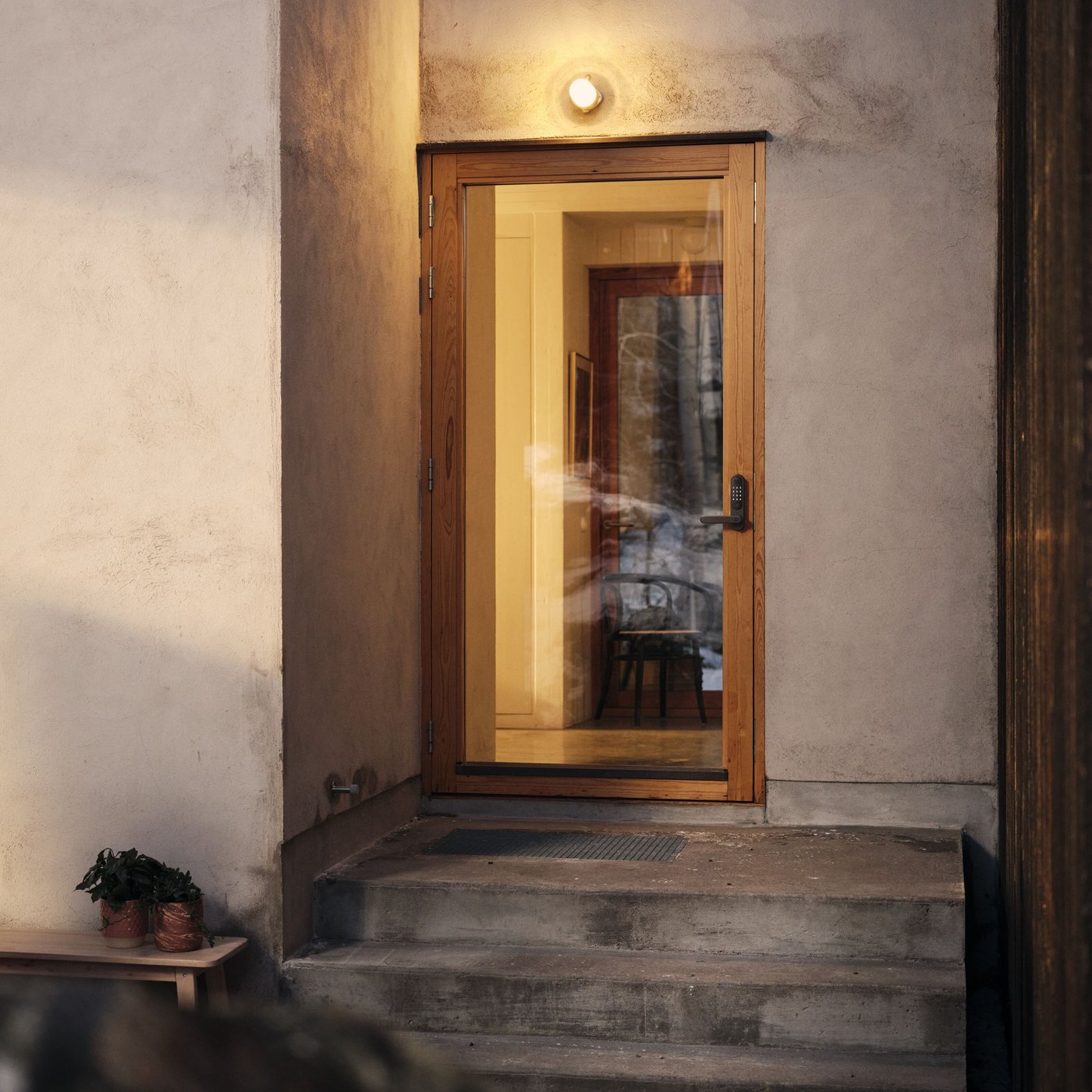 Nimly Touch Pro Elektronisk dørlås med fingeravtrykksleser Ultimate Black