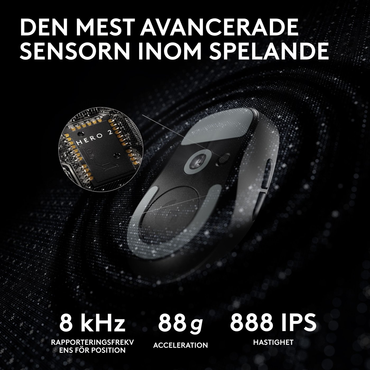 Logitech G Pro X Superlight 2 Trådlös mus