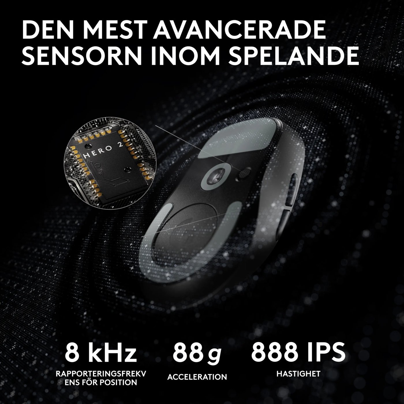 Logitech G Pro X Superlight 2 Trådlös mus