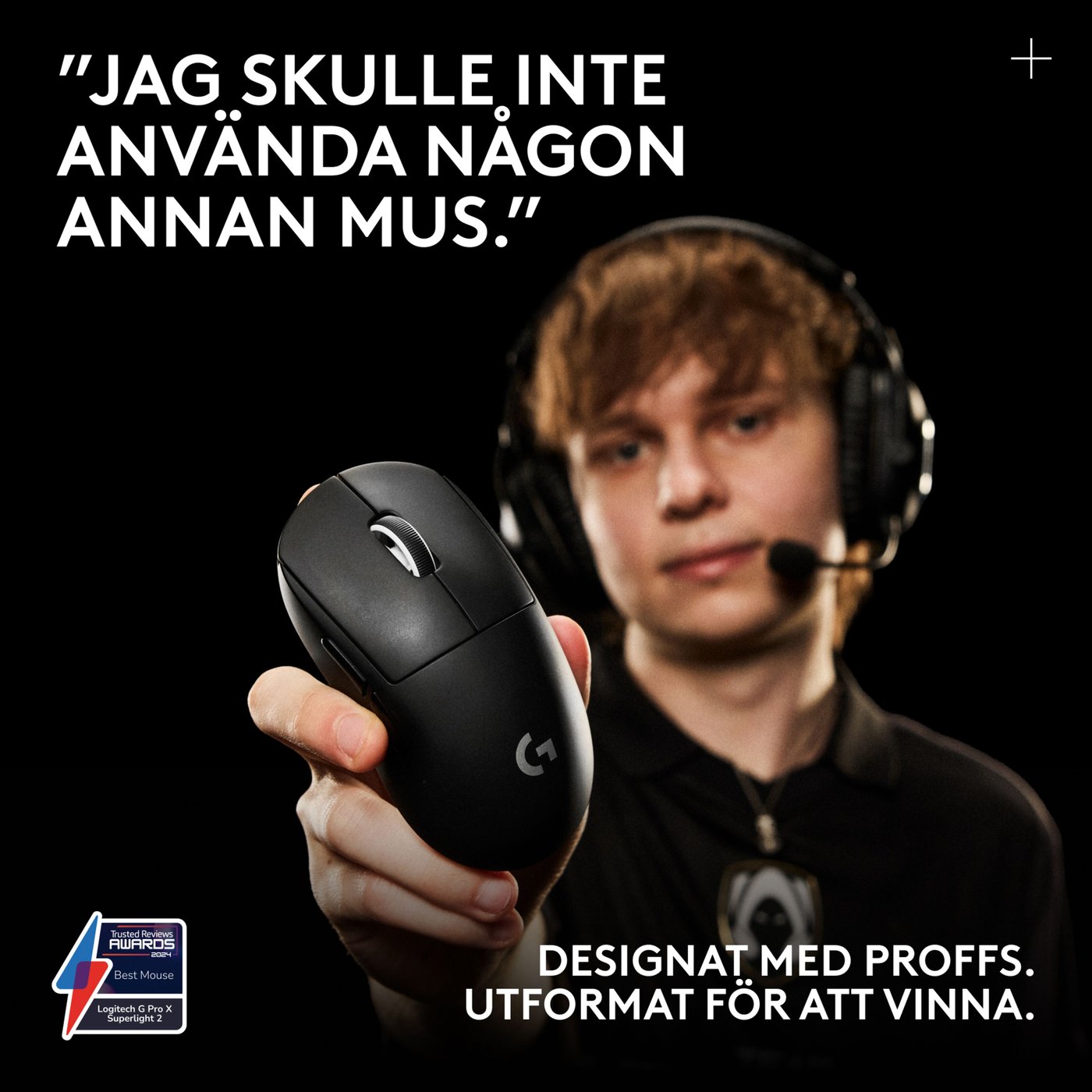 Logitech G Pro X Superlight 2 Trådlös mus