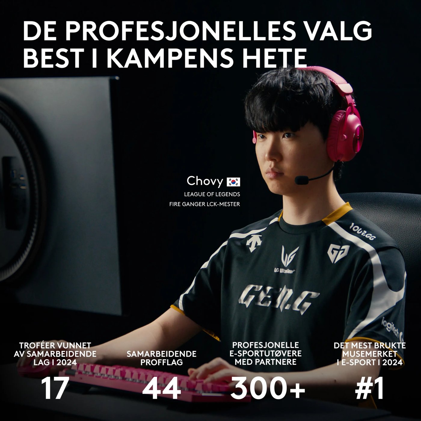 Logitech G Pro X Superlight 2 Trådløs mus